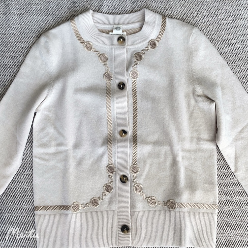HP!🦋Authentic Hermes Cardigan Size 34 - Picture 5 of 11